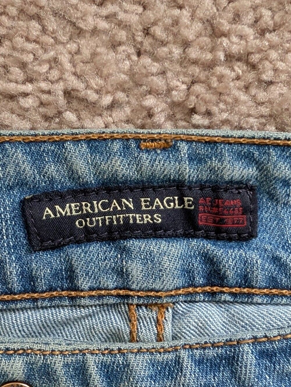 American Eagle Womens Medium Wash Vintage Y2k Low Rise Bootcut Jeans Size 6 - Picture 3 of 16